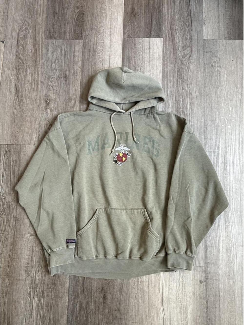 Vintage Jansport Marines hoodie faded sz XXL